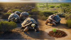 More Than 1,500 Giant Tortoises Brought Back To Galápagos Are Tearing Down Shrubs, Spreading Seeds And Restarting Broken Ecological Processes