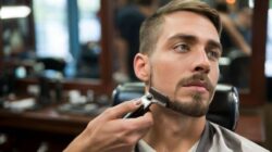 Barbers recommend this beard style for men with slow growth