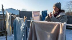 Drying laundry in winter: why you should only take clothes down after the frost phase