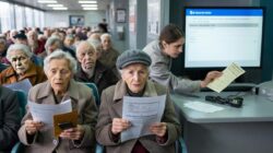 From February 8, pensions will rise only for retirees who submit a missing certificate, sparking anger among many who say they lack internet access
