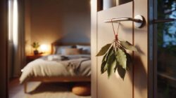 Hanging bay leaves on the bedroom door: why it’s recommended