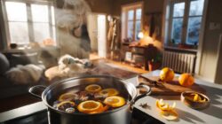 How boiling orange peels instantly freshens the whole house and leaves a long-lasting natural scent during winter
