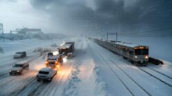Winter storm warning issued as up to 55 inches of snow could fall and overwhelm roads and rail networks